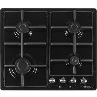 Купить Газовая варочная поверхность HOMSair HGE643BK  5319061. Характеристики, отзывы и цены в Донецке