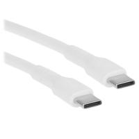 Купить Кабель круглый SBS USB Type-C - USB Type-C белый 1 м  5617420. Характеристики, отзывы и цены в Донецке
