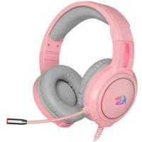 Купить Проводные наушники Redragon Mento RGB розовый  5463207. Характеристики, отзывы и цены в Донецке