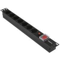 Купить Блок розеток ExeGate ServerPro PDU-19H702 Al-7S-C14-SW-O  8184996. Характеристики, отзывы и цены в Донецке