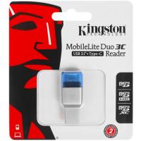 Купить Кард-ридер Kingston MobileLite DUO 3C  1236998. Характеристики, отзывы и цены в Донецке