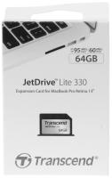 Купить Карта памяти Transcend JetDrive Lite 330 MacBook Air Expansion Card 64 ГБ  1076880. Характеристики, отзывы и цены в Донецке