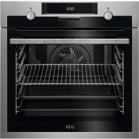 Купить Электрический духовой шкаф AEG BEE431310M серебристый  9119300. Характеристики, отзывы и цены в Донецке