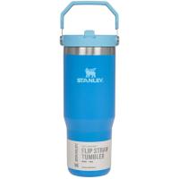 Купить Термокружка Stanley IceFlow Flip Straw Tumbler 10-09993-313 голубой  9232465. Характеристики, отзывы и цены в Донецке