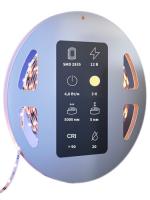 Купить Светодиодная лента Maytoni 12В 2835 4.8Вт/м 3000K 5м IP 20 5мм  9185057. Характеристики, отзывы и цены в Донецке