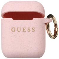 Купить Чехол Aceline LightPods, AirPods, AirPods 2 Guess GUACCSILGLLP розовый  1649296. Характеристики, отзывы и цены в Донецке