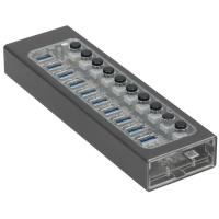 Купить USB-разветвитель ORICO AT2U3-10AB-EU-GY-BP  5471164. Характеристики, отзывы и цены в Донецке