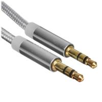Купить Кабель   Pero jack 3.5 мм - jack 3.5 мм серебристый  5365819. Характеристики, отзывы и цены в Донецке