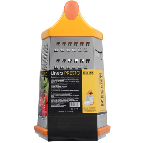 Купить Терка Regent Inox Linea PRESTO 93-AC-GR-05 серебристый  8112467. Характеристики, отзывы и цены в Донецке