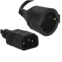 Купить Переходник питания Bion IEC C14 - CEE 7/4  5612945. Характеристики, отзывы и цены в Донецке