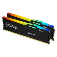 Купить Оперативная память Kingston FURY Beast Black RGB [KF560C30BBAK2-32] 32 ГБ  5617265. Характеристики, отзывы и цены в Донецке