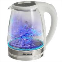 Купить Электрочайник Аксинья КС-1021 белый  9050542. Характеристики, отзывы и цены в Донецке