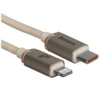 Купить Кабель круглый Baseus Lightning 8-pin - USB Type-C розовый 2 м  5627613. Характеристики, отзывы и цены в Донецке