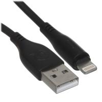 Купить Кабель круглый USAMS Lightning 8-pin - USB 2.0 Type-A черный 1 м  5480381. Характеристики, отзывы и цены в Донецке