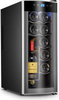 Купить Винный шкаф Weissgauff WWC-12 Bottle серебристый, черный  9112686. Характеристики, отзывы и цены в Донецке