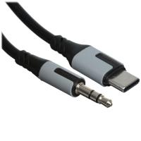 Купить Кабель   Borofone USB Type-C - jack 3.5 мм черный  5474948. Характеристики, отзывы и цены в Донецке