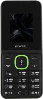 Купить Сотовый телефон Fontel FP210 черный/зеленый  9204089. Характеристики, отзывы и цены в Донецке