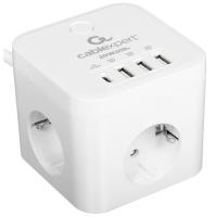 Купить Сетевой фильтр Cablexpert CUBE-3-CU3-W-1.5 белый  9154786. Характеристики, отзывы и цены в Донецке