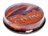 Купить CD-диск VS CD-RW, 0.7 ГБ, Cake Box, 12x, 10 шт  0118241. Характеристики, отзывы и цены в Донецке
