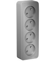 Купить Розетка накладная Schneider Electric Blanca BLNRA000413 алюминий  4708707. Характеристики, отзывы и цены в Донецке