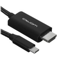 Купить Кабель  Атом USB-C - HDMI, 1.8 м  5480105. Характеристики, отзывы и цены в Донецке