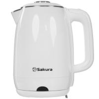 Купить Электрочайник Sakura SA-2180W белый  9248648. Характеристики, отзывы и цены в Донецке