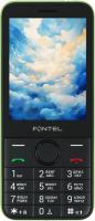 Купить Сотовый телефон Fontel FP320 черный/зеленый  9204092. Характеристики, отзывы и цены в Донецке