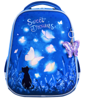 Купить Рюкзак Brauberg PREMIUM Sweet dreams синий  9128510. Характеристики, отзывы и цены в Донецке