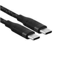 Купить Кабель круглый USAMS USB Type-C - USB Type-C черный 1.2 м  5480433. Характеристики, отзывы и цены в Донецке