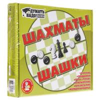 Купить Игра настольная "Шашки; шахматы"  9142553. Характеристики, отзывы и цены в Донецке