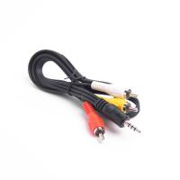Купить Кабель соединительный   Сигнал 3.5 mm jack - RCA x3 черный  5480123. Характеристики, отзывы и цены в Донецке