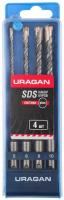 Купить Набор буров URAGAN 901-25554-H4  9012559. Характеристики, отзывы и цены в Донецке