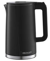 Купить Электрочайник Delta Lux DE-1011 черный  9050528. Характеристики, отзывы и цены в Донецке