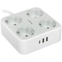 Купить Сетевой фильтр Tessan TS-302-C серый  9133314. Характеристики, отзывы и цены в Донецке