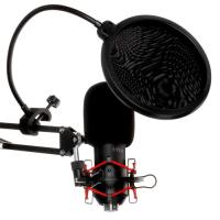 Купить Микрофонный комплект Fifine T732 черный  5365423. Характеристики, отзывы и цены в Донецке