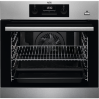 Купить Электрический духовой шкаф AEG BEB351110M серебристый  9124764. Характеристики, отзывы и цены в Донецке