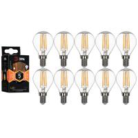Купить Комплект филаментных ламп ЭРА F-LED P45-5W-827-E14  5615010. Характеристики, отзывы и цены в Донецке