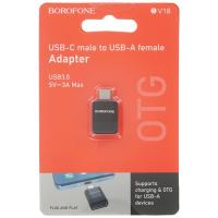 Купить OTG-переходник Borofone черный  5635412. Характеристики, отзывы и цены в Донецке