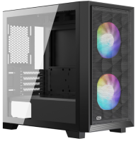 Купить Корпус PCCooler C3D310 BK ARGB [C3D310-BKP2-GL] черный  5459016. Характеристики, отзывы и цены в Донецке