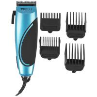 Купить Машинка для стрижки Kelli KL-7010 голубой/черный  5356474. Характеристики, отзывы и цены в Донецке