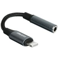 Купить Кабель   Deppa Lightning - jack 3.5 мм серый  5625738. Характеристики, отзывы и цены в Донецке
