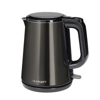 Купить Электрочайник Scarlett SC-EK21S58 черный  9278627. Характеристики, отзывы и цены в Донецке