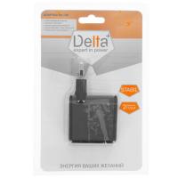 Купить Сетевое зарядное устройство Delta+ ETL-MP45WB серый  5480070. Характеристики, отзывы и цены в Донецке