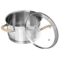 Купить Кастрюля Lara Берлин LR02-343 4.4 л 22 см серебристый  5453712. Характеристики, отзывы и цены в Донецке