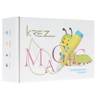 Купить 3D-ручка с пластиком KREZ Magic  голубой  1251416. Характеристики, отзывы и цены в Донецке
