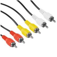 Купить Кабель   Сигнал RCA x3 - RCA x3 черный  5480126. Характеристики, отзывы и цены в Донецке