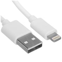 Купить Кабель круглый KingPrice Lightning 8-pin - USB 2.0 Type-A белый 1.5 м  5608654. Характеристики, отзывы и цены в Донецке