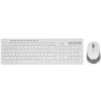 Купить Клавиатура+мышь беспроводная   Genius SlimStar 8230 белый  9140231. Характеристики, отзывы и цены в Донецке