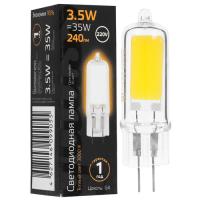 Купить Лампа светодиодная Gauss G4 AC220-240V 3.5W 240lm 3000K  9192019. Характеристики, отзывы и цены в Донецке
