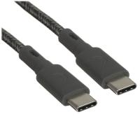 Купить Кабель круглый COMMO USB Type-C - USB Type-C черный 1.2 м  5470706. Характеристики, отзывы и цены в Донецке